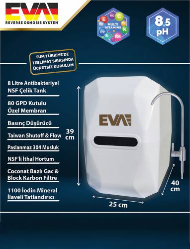 Eva Premium 8.5 pH Su Arıtma Cihazı - 2
