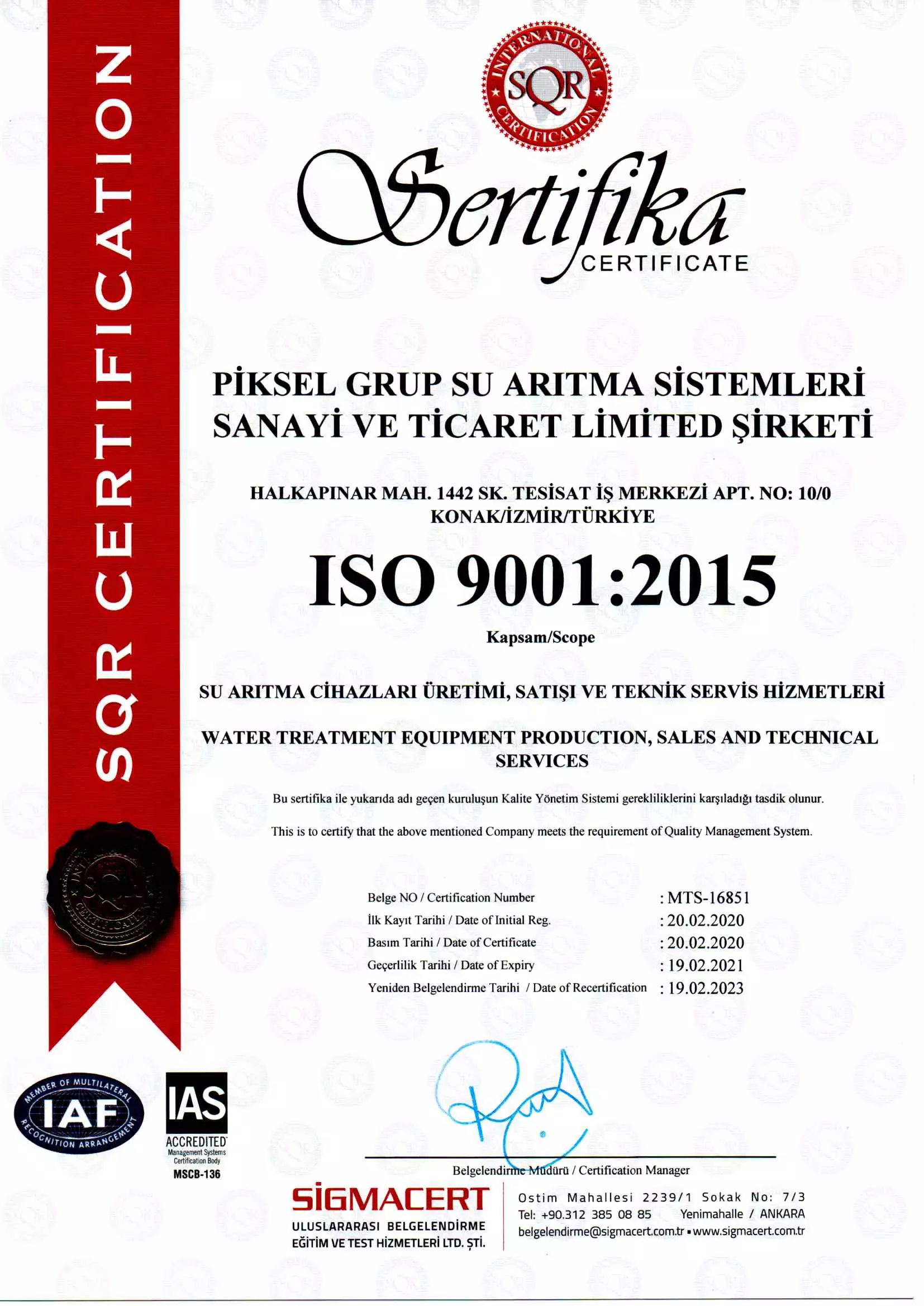 ISO 9001:2015