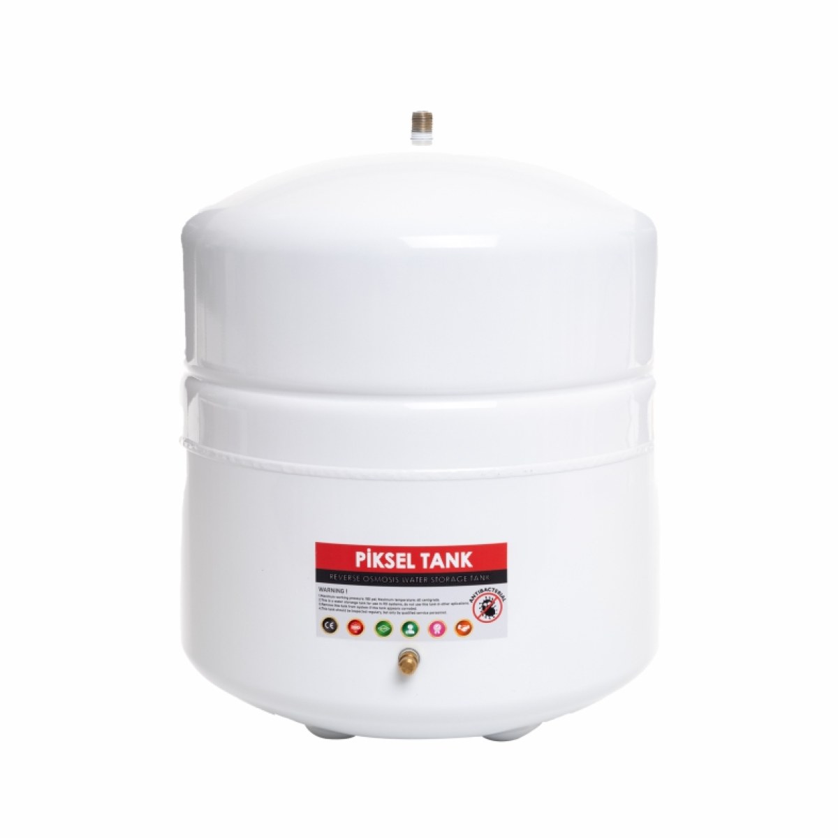 TankLife Su Arıtma Cihazı Tankı 12 Litre (3.2 Galon) Çelik Tank